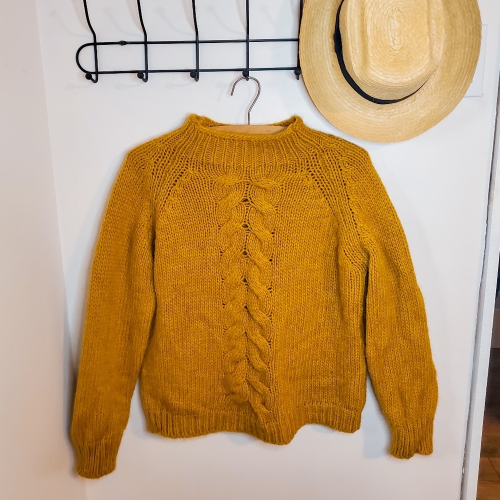 Berretti wool blend chunky knit sweater
